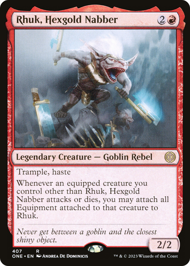 Rhuk, Hexgold Nabber (407) - Phyrexia: All Will Be One