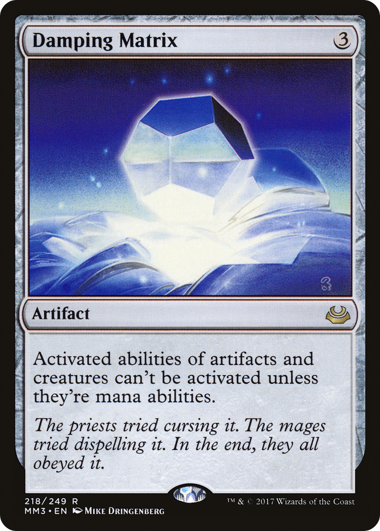 Damping Matrix (218) - Modern Masters 2017