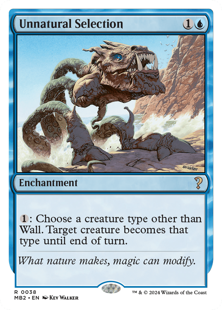 Unnatural Selection (White Border) (038) - Mystery Booster 2