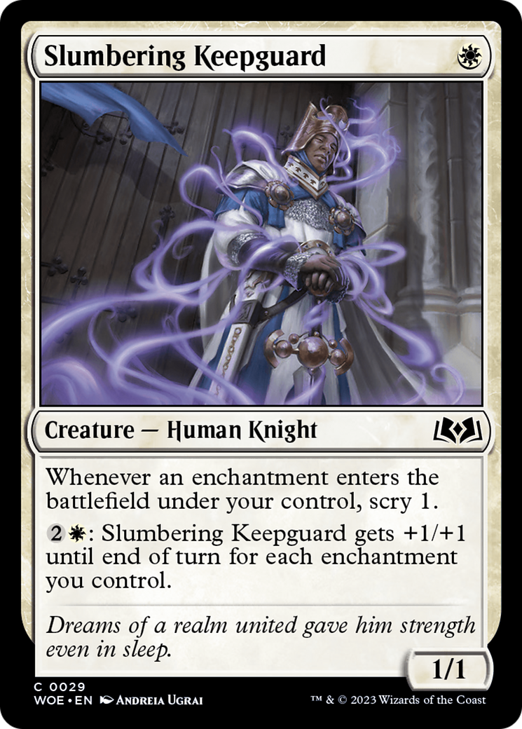 Slumbering Keepguard (029) - Wilds of Eldraine