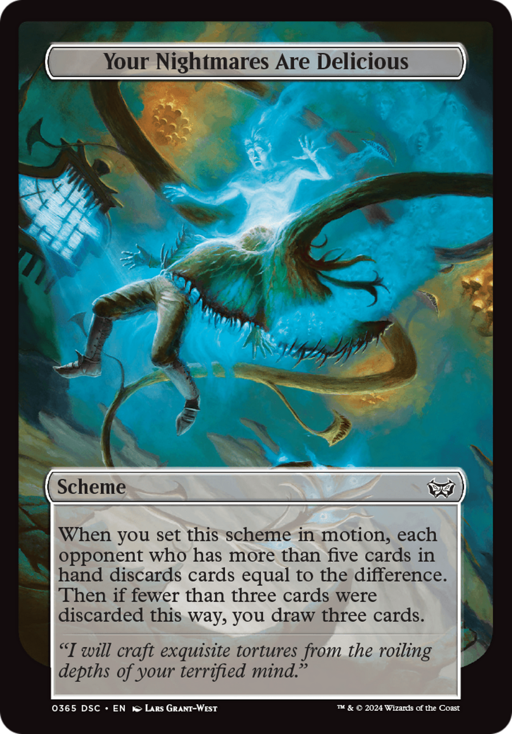 Your Nightmares Are Delicious (Full Art) (365) - Duskmourn: House of Horror Commander