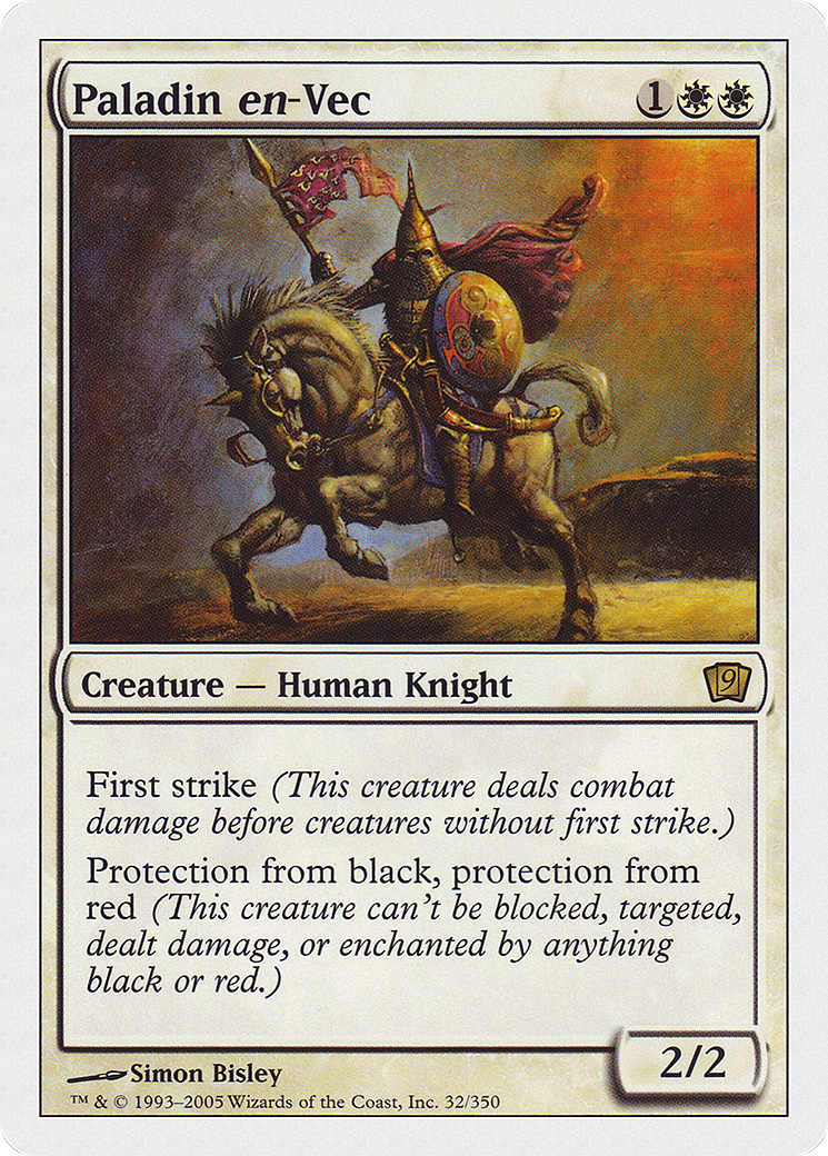 Paladin en-Vec (032) Foil - Ninth Edition