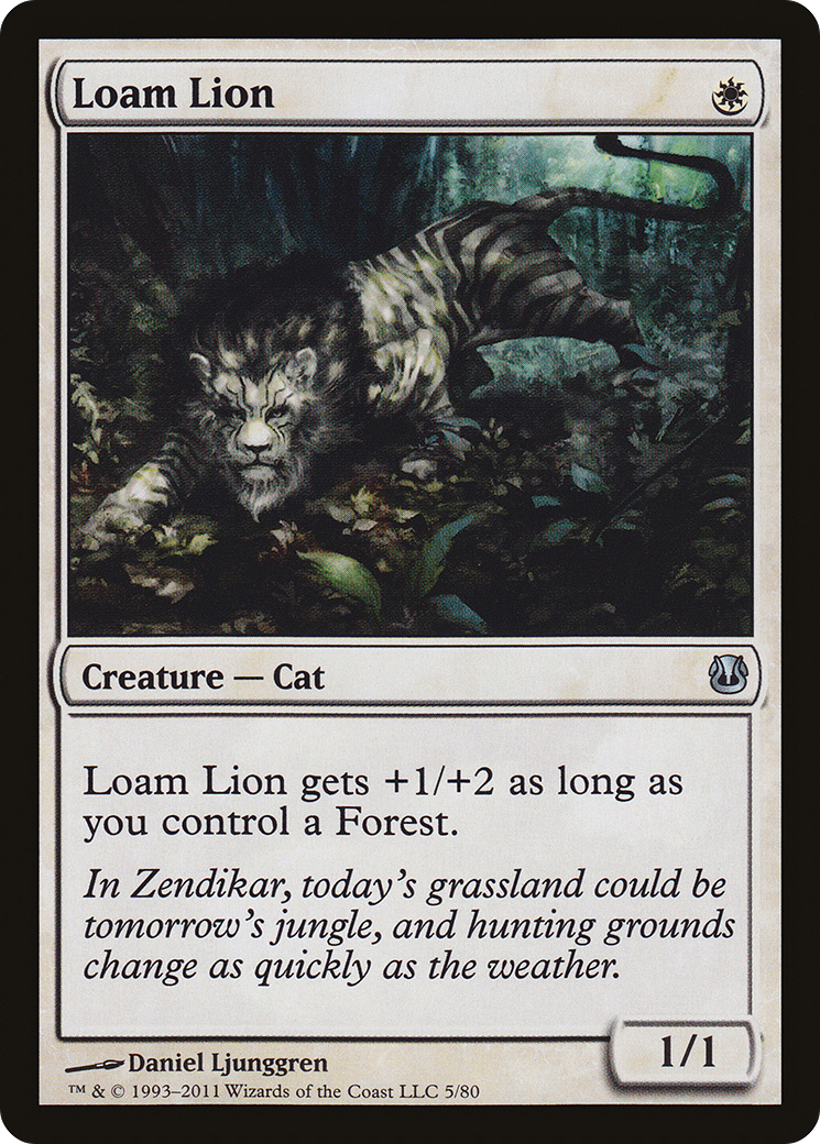 Loam Lion (005) - Duel Decks: Ajani vs. Nicol Bolas