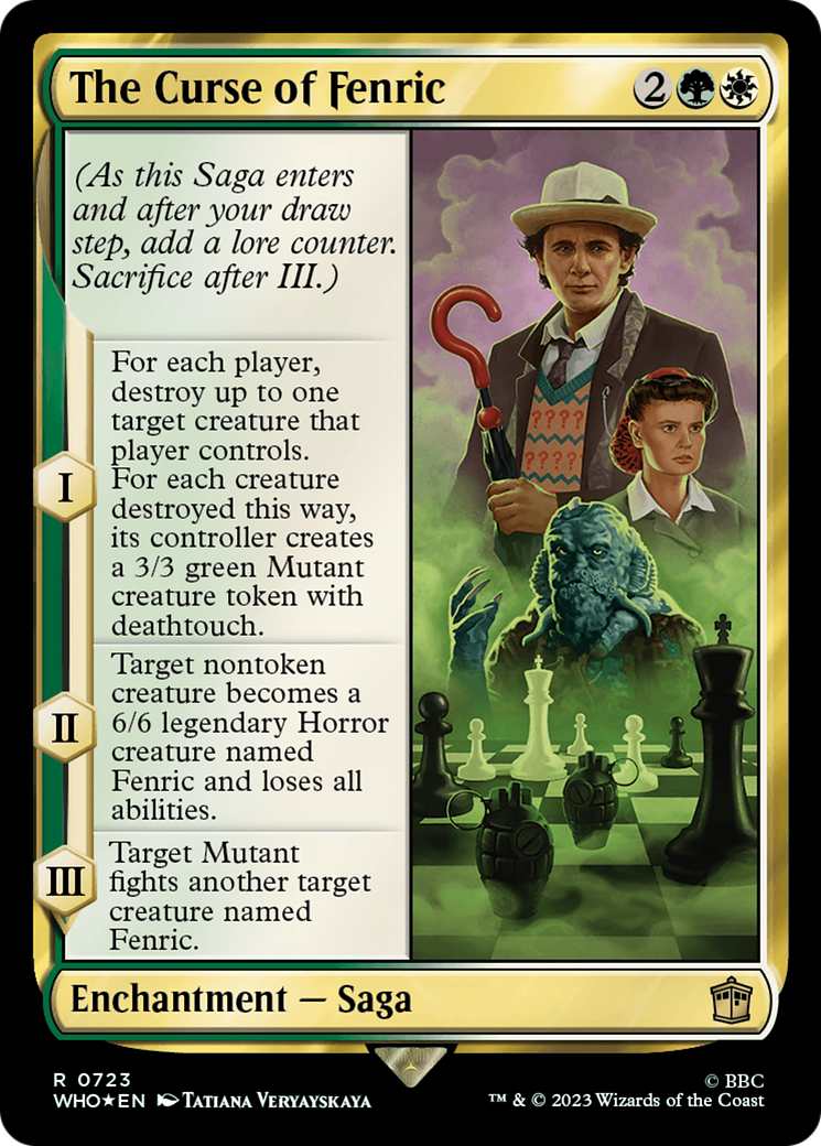 The Curse of Fenric (723) Foil - Doctor Who