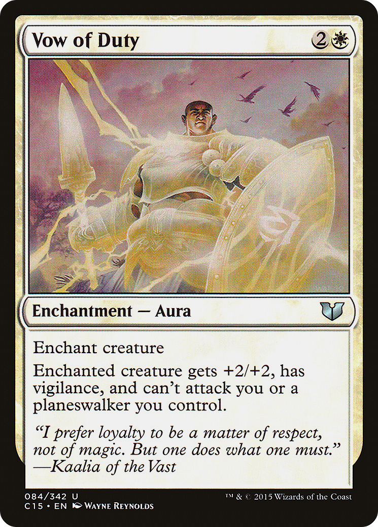 Vow of Duty (084) - Commander 2015
