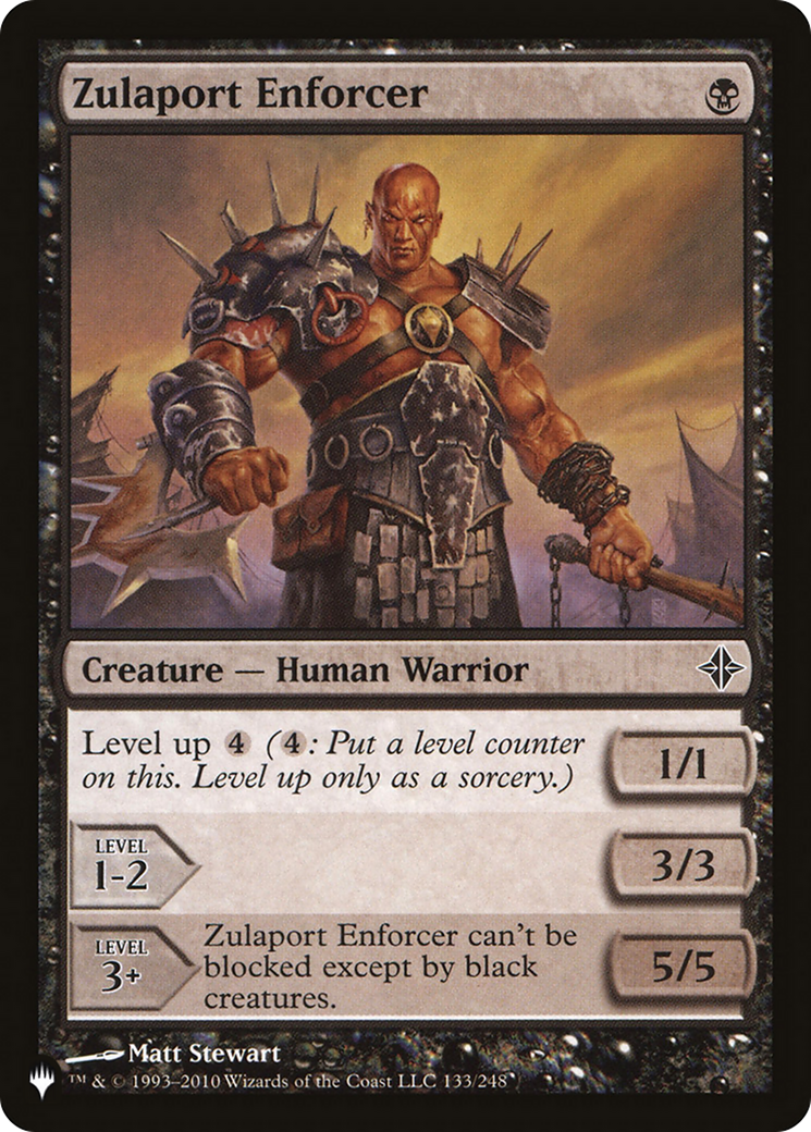 Zulaport Enforcer (ROE-133) - The List