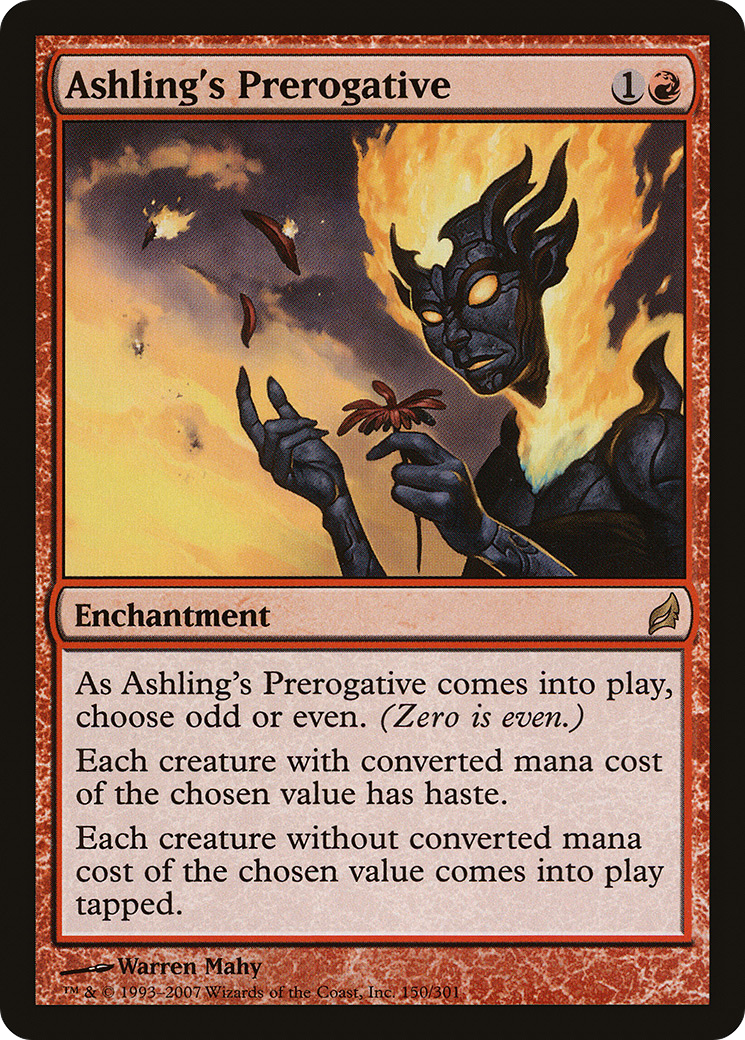 Ashling's Prerogative (150) - Lorwyn