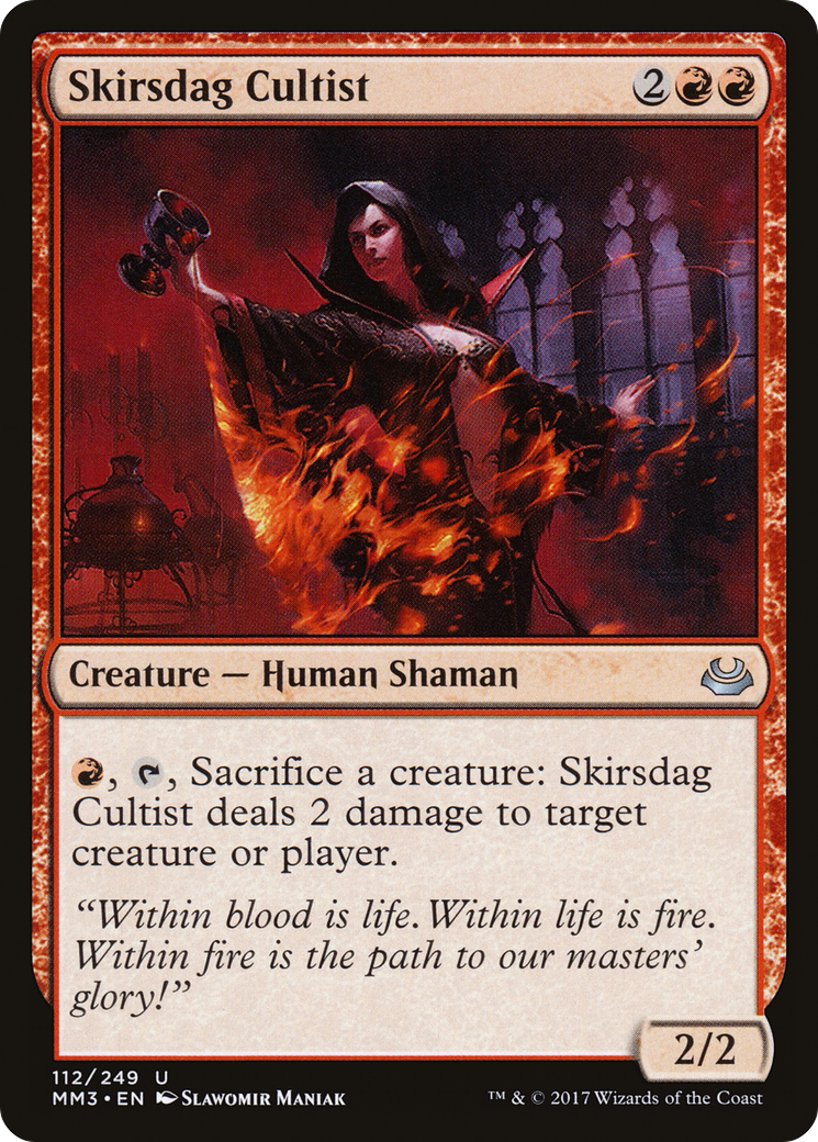 Skirsdag Cultist (112) - Modern Masters 2017