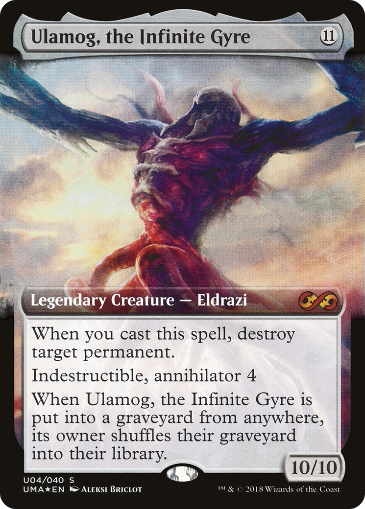 Ulamog, the Infinite Gyre (Extended Art) (U04) Foil - Ultimate Box Topper