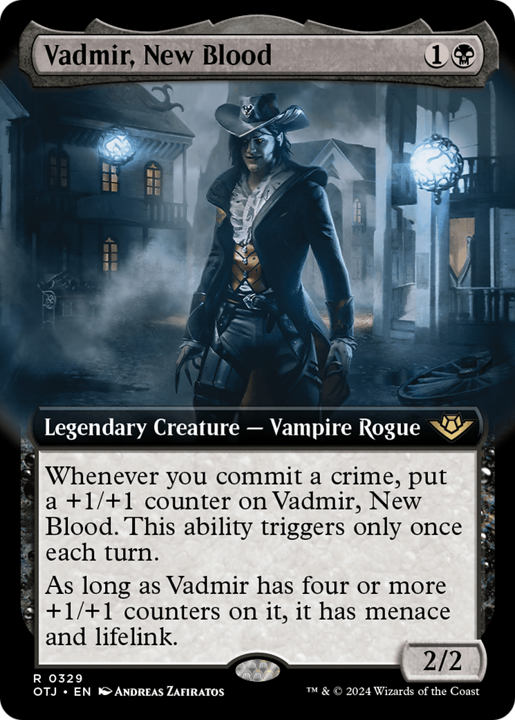 Vadmir, New Blood (Extended Art) (329) - Outlaws of Thunder Junction