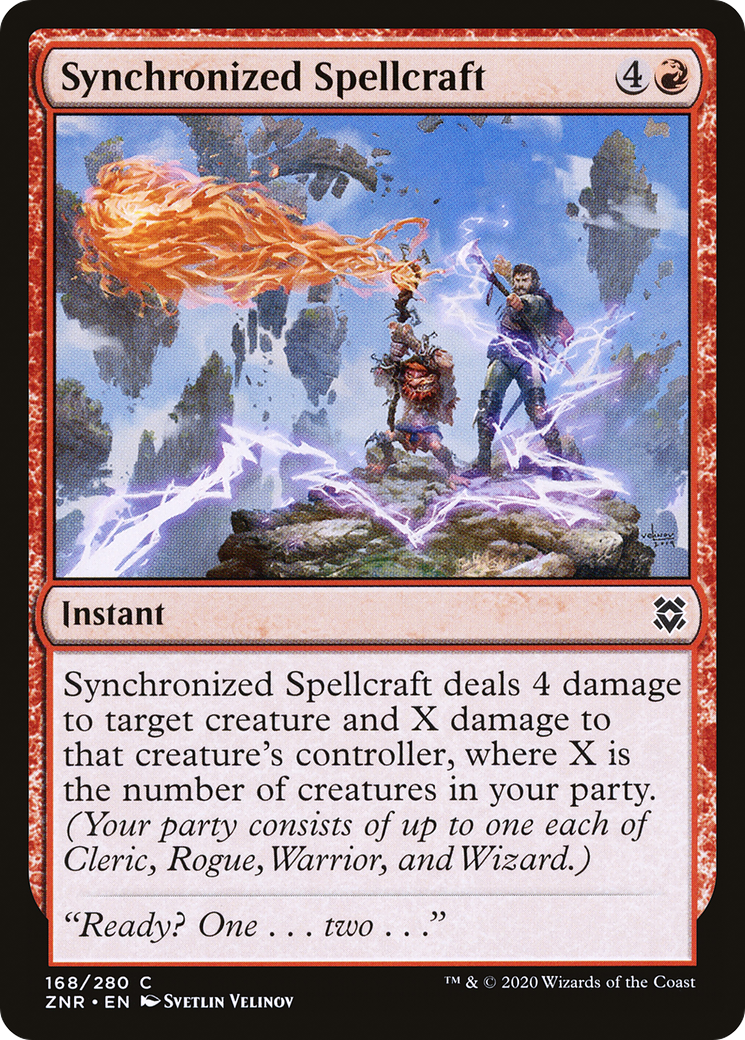 Synchronized Spellcraft (168) Foil - Zendikar Rising