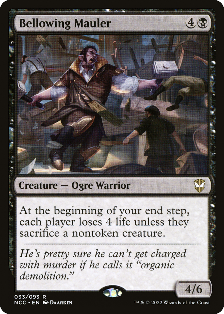 Bellowing Mauler (033) - New Capenna Commander