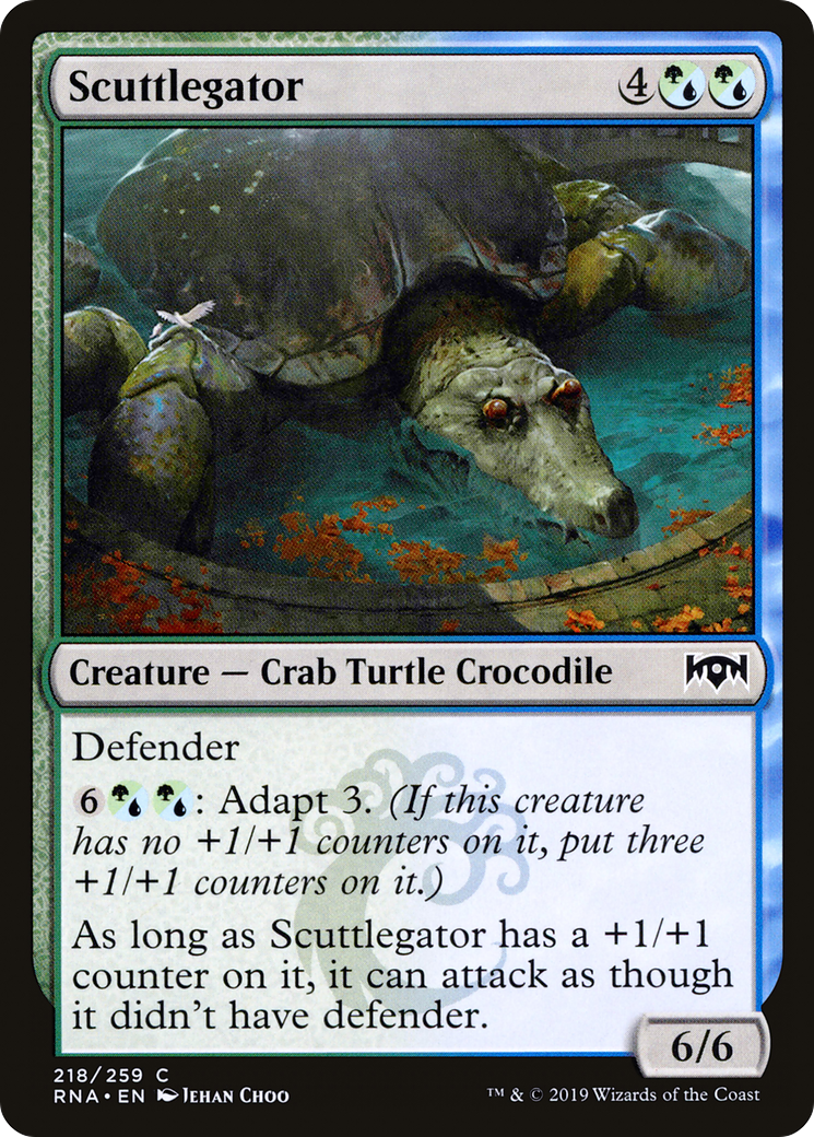 Scuttlegator (218) Foil - Ravnica Allegiance