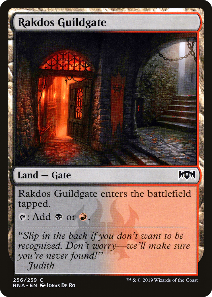 Rakdos Guildgate (256) Foil - Ravnica Allegiance