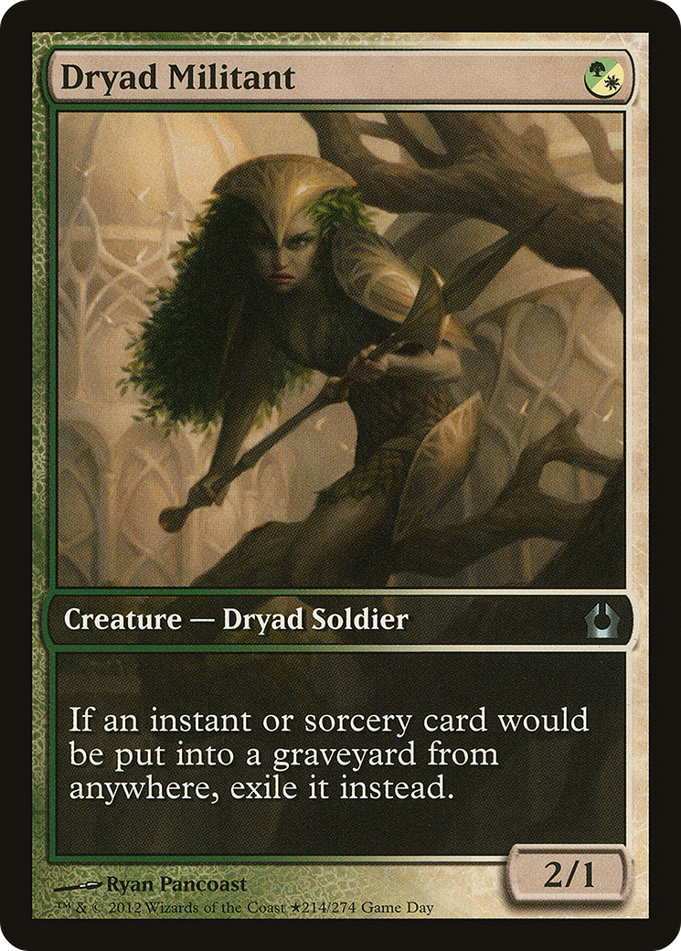Dryad Militant (214) - Return to Ravnica Promos