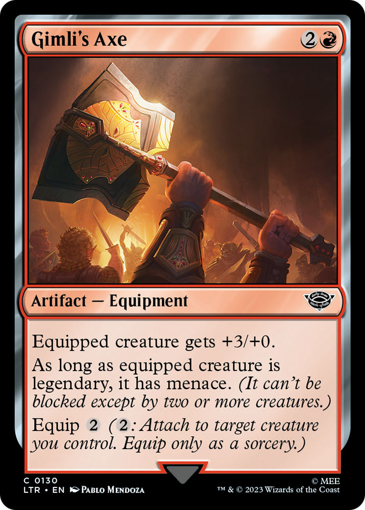 Gimli's Axe (130) Foil - The Lord of the Rings: Tales of Middle-earth