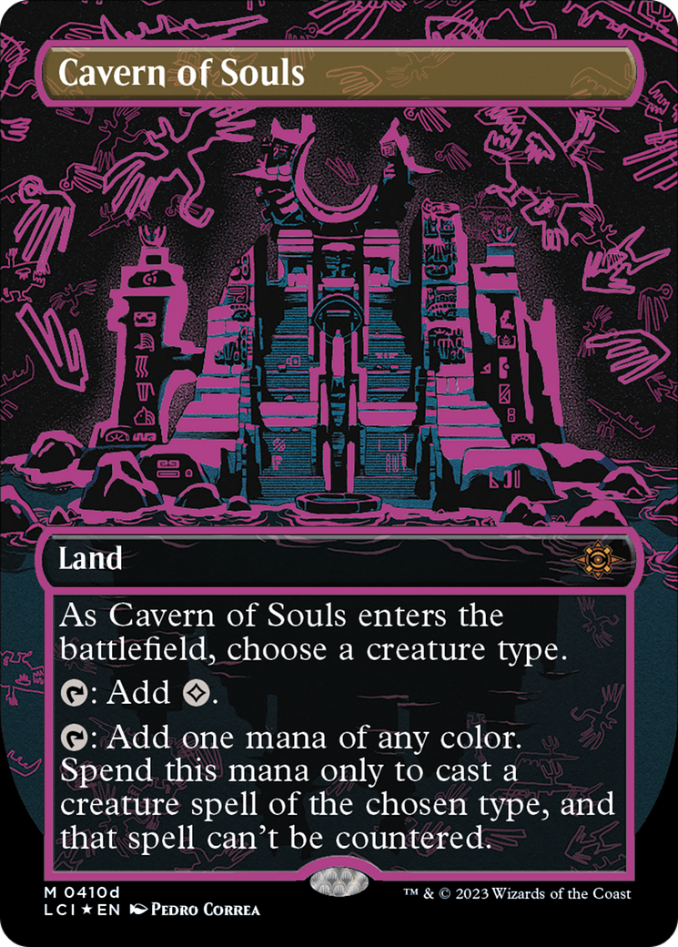 Cavern of Souls (Borderless) (410d) Foil - The Lost Caverns of Ixalan