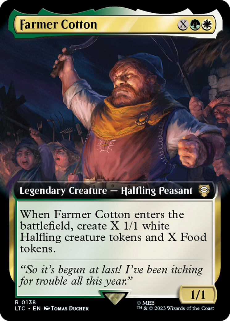 Farmer Cotton (Extended Art) (138) - Tales of Middle-earth Commander