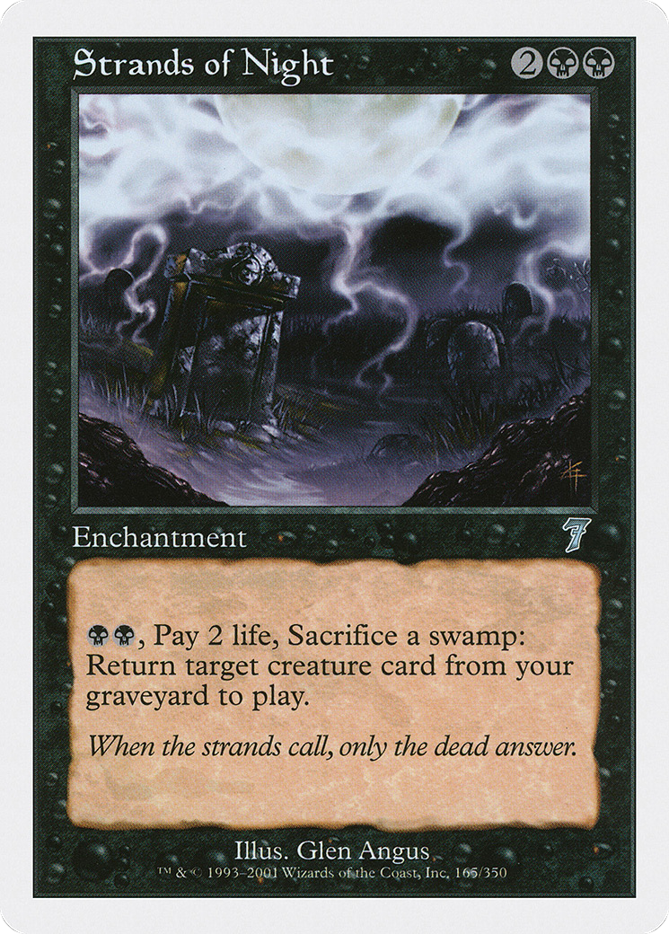Strands of Night (165) Foil - Seventh Edition