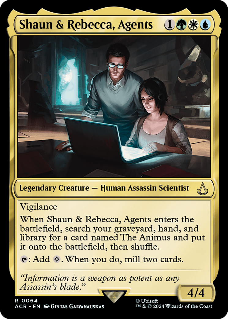 Shaun & Rebecca, Agents (064) Foil - Assassin's Creed