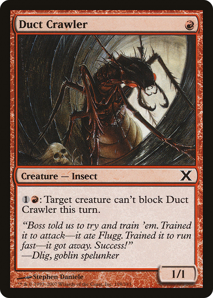 Duct Crawler (198) Foil - Tenth Edition
