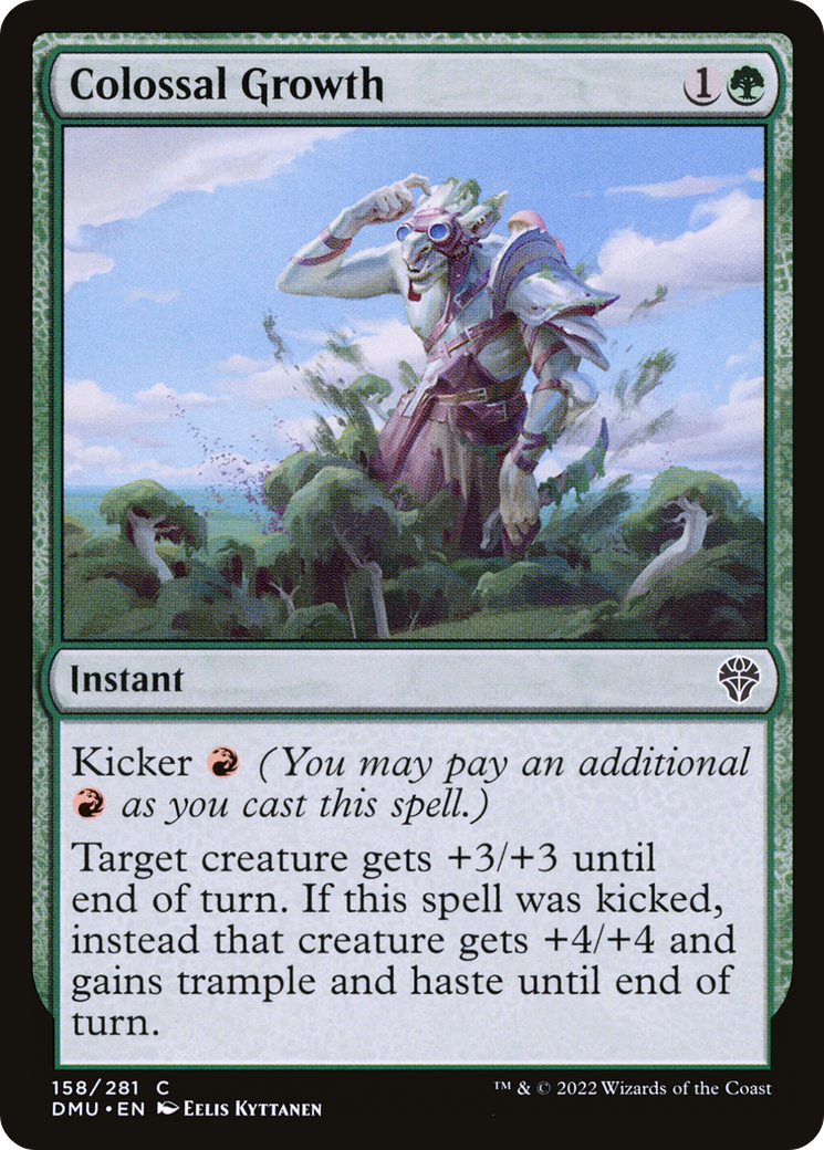 Colossal Growth (158) Foil - Dominaria United