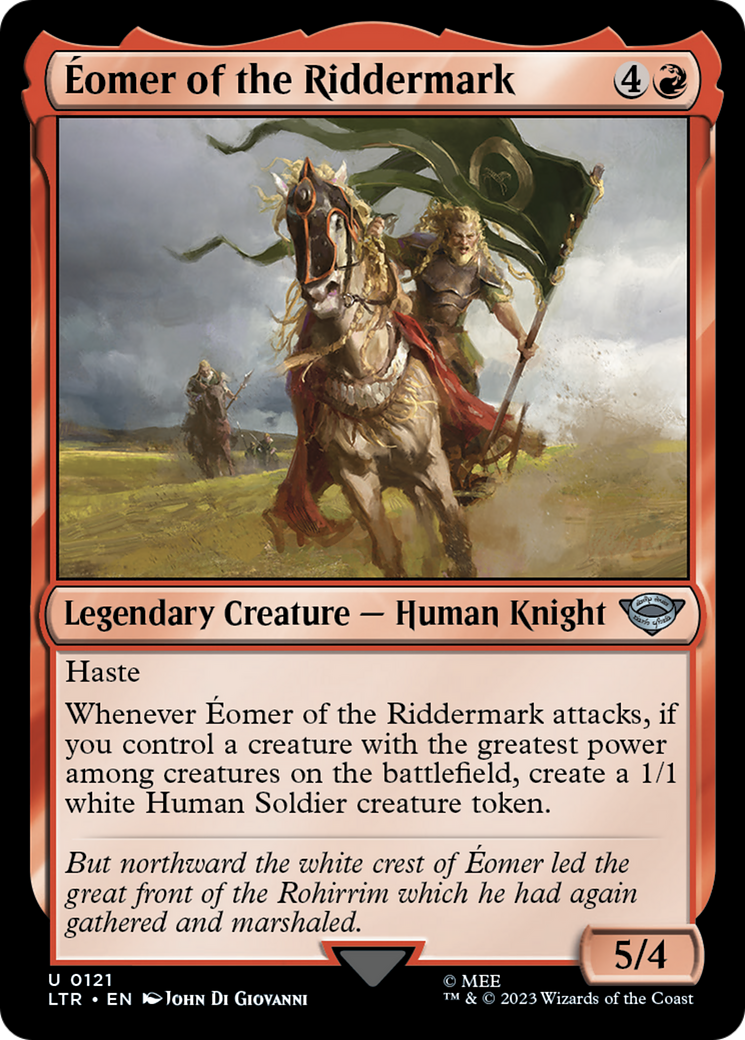 Eomer of the Riddermark (121) Foil - The Lord of the Rings: Tales of Middle-earth
