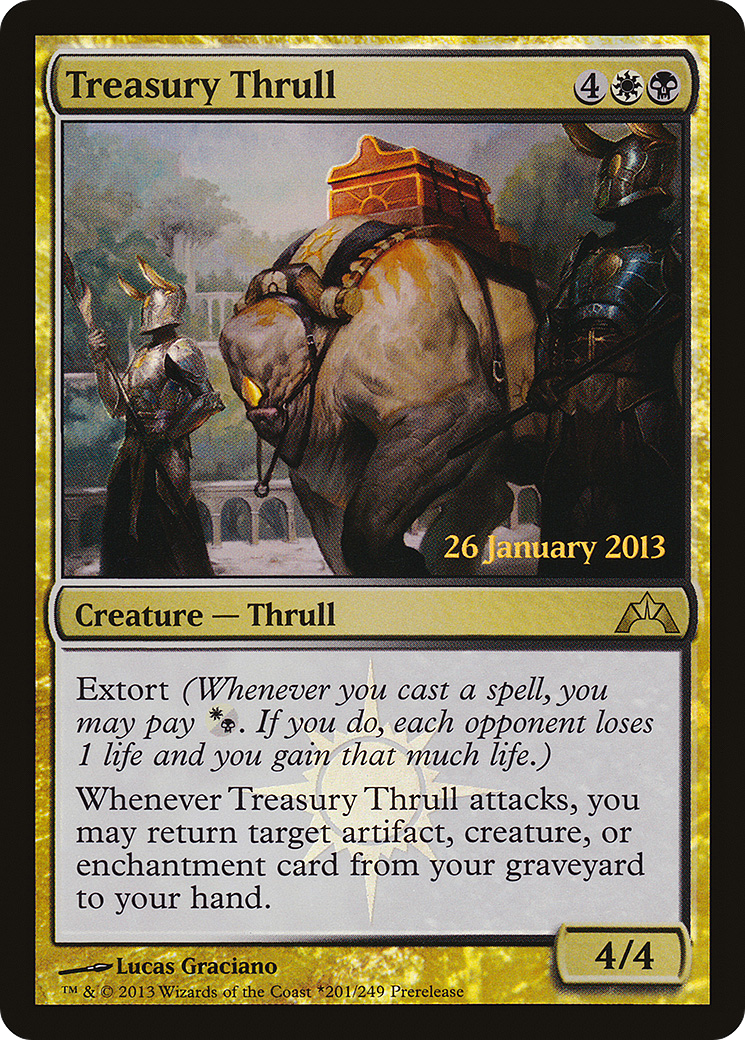 Treasury Thrull (201★) Foil - Gatecrash Promos