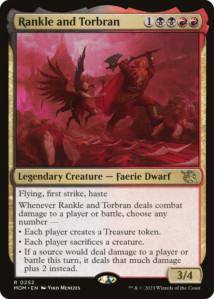 Rankle and Torbran (252) Foil - March of the Machine