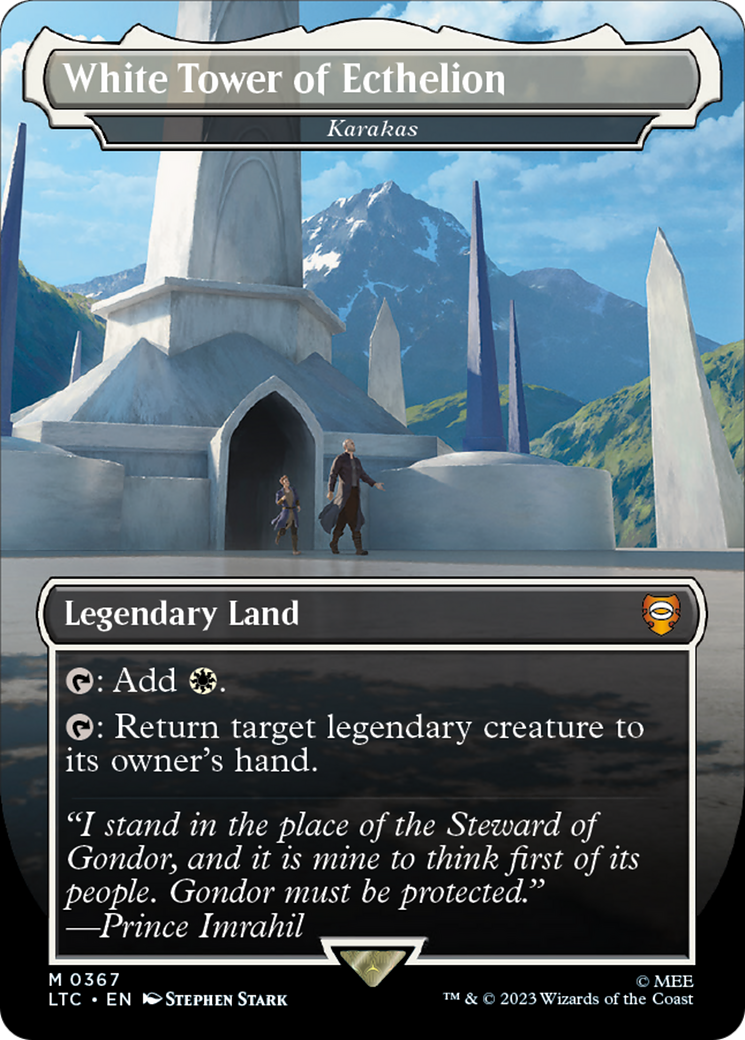 White Tower of Ecthelion – Karakas (367) Foil - Tales of Middle-earth Commander