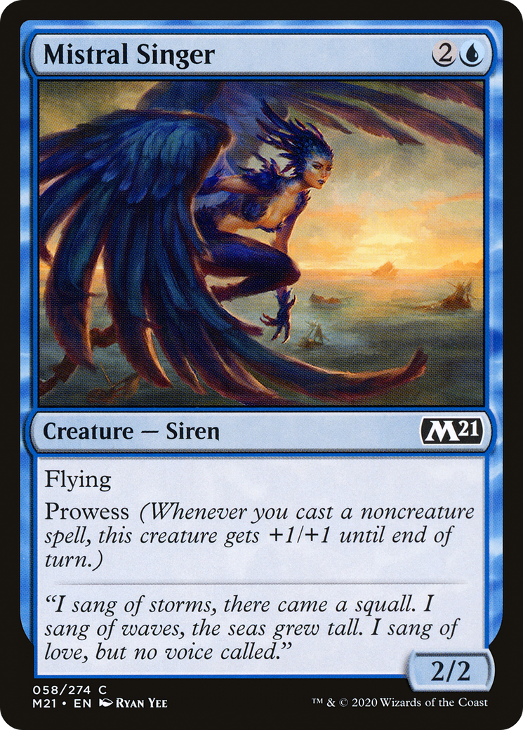 Mistral Singer (058) - Core Set 2021
