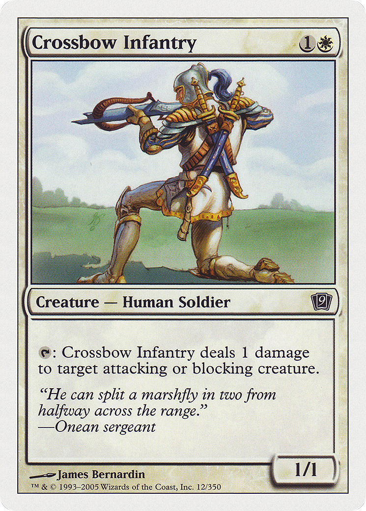 Crossbow Infantry (012) - Ninth Edition