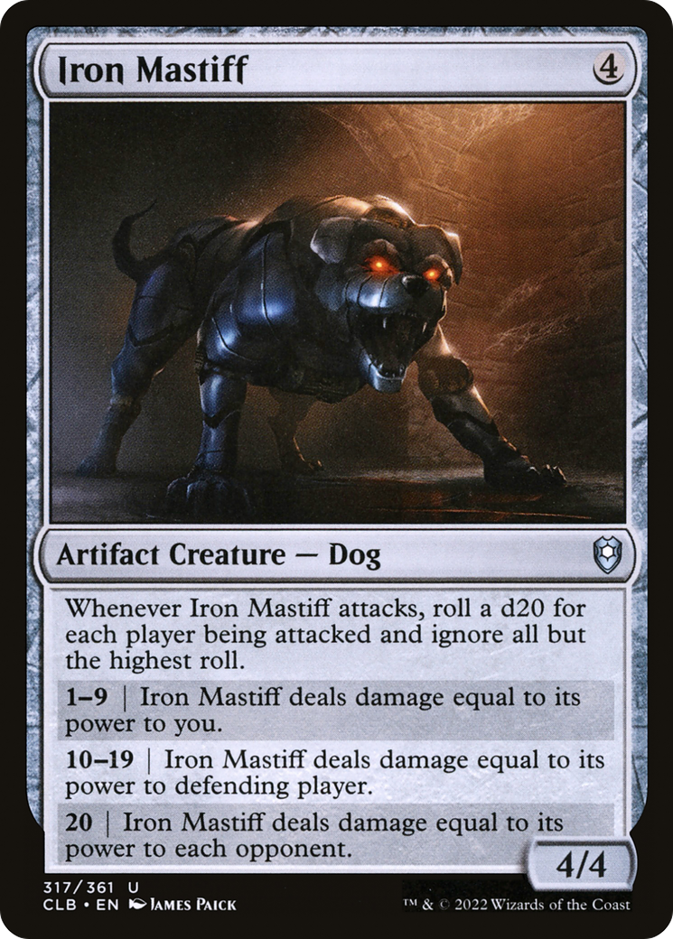 Iron Mastiff (317) - Commander Legends: Battle for Baldur's Gate