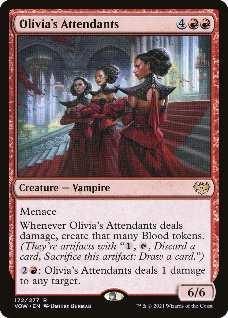 Olivia's Attendants (172) Foil - Innistrad: Crimson Vow