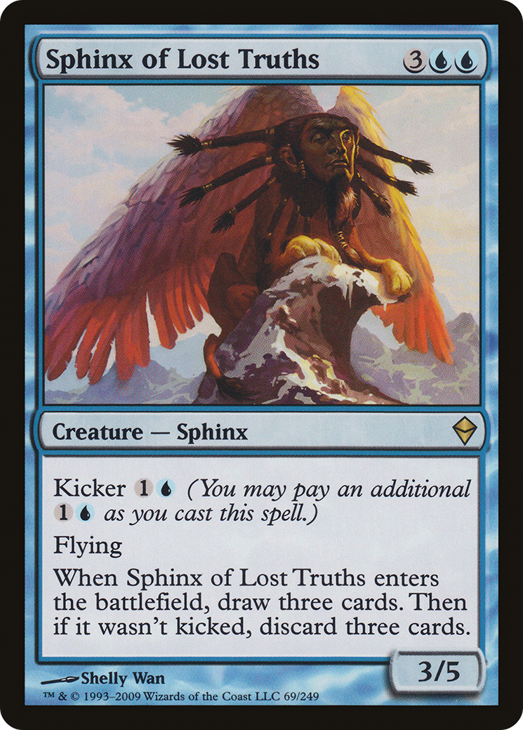 Sphinx of Lost Truths (069) Foil - Zendikar