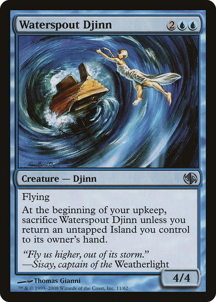 Waterspout Djinn (011) - Duel Decks: Jace vs. Chandra