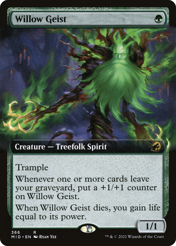 Willow Geist (Extended Art) (366) - Innistrad: Midnight Hunt