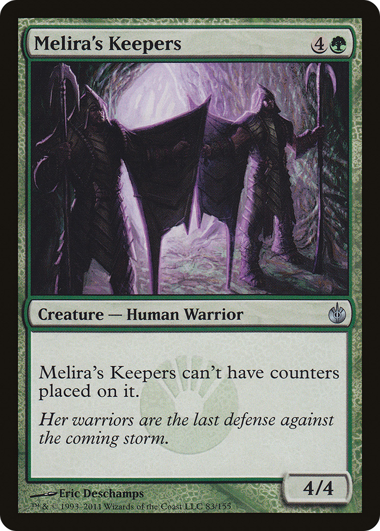 Melira's Keepers (083) Foil - Mirrodin Besieged