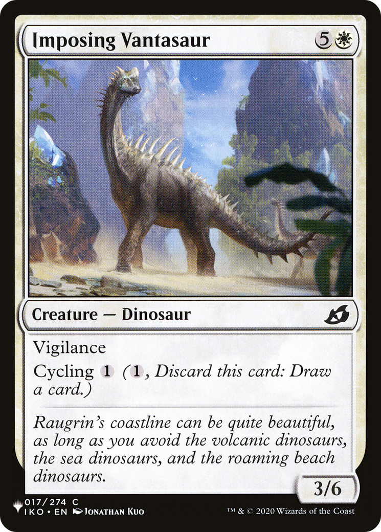 Imposing Vantasaur (IKO-17) - The List