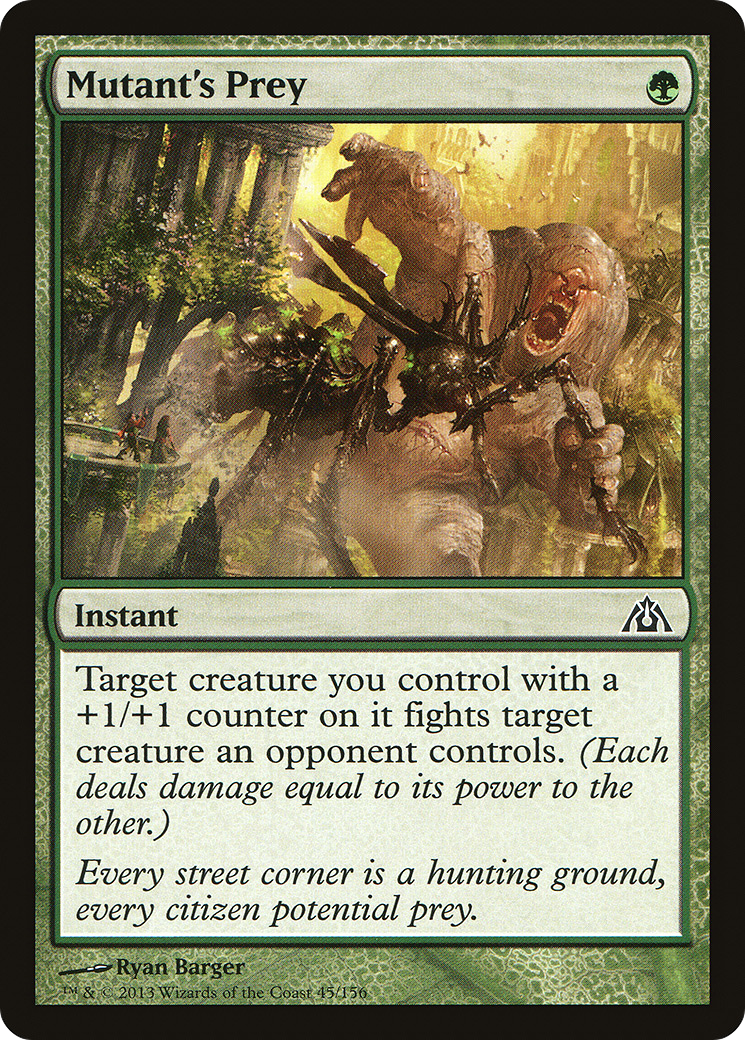 Mutant's Prey (045) Foil - Dragon's Maze