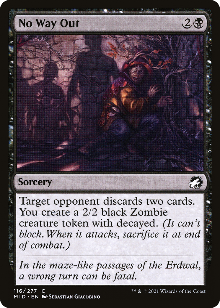 No Way Out (116) Foil - Innistrad: Midnight Hunt