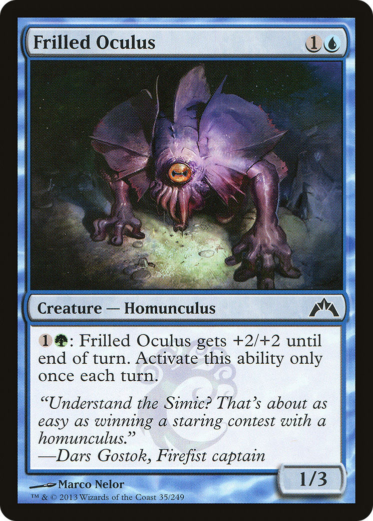 Frilled Oculus (035) Foil - Gatecrash