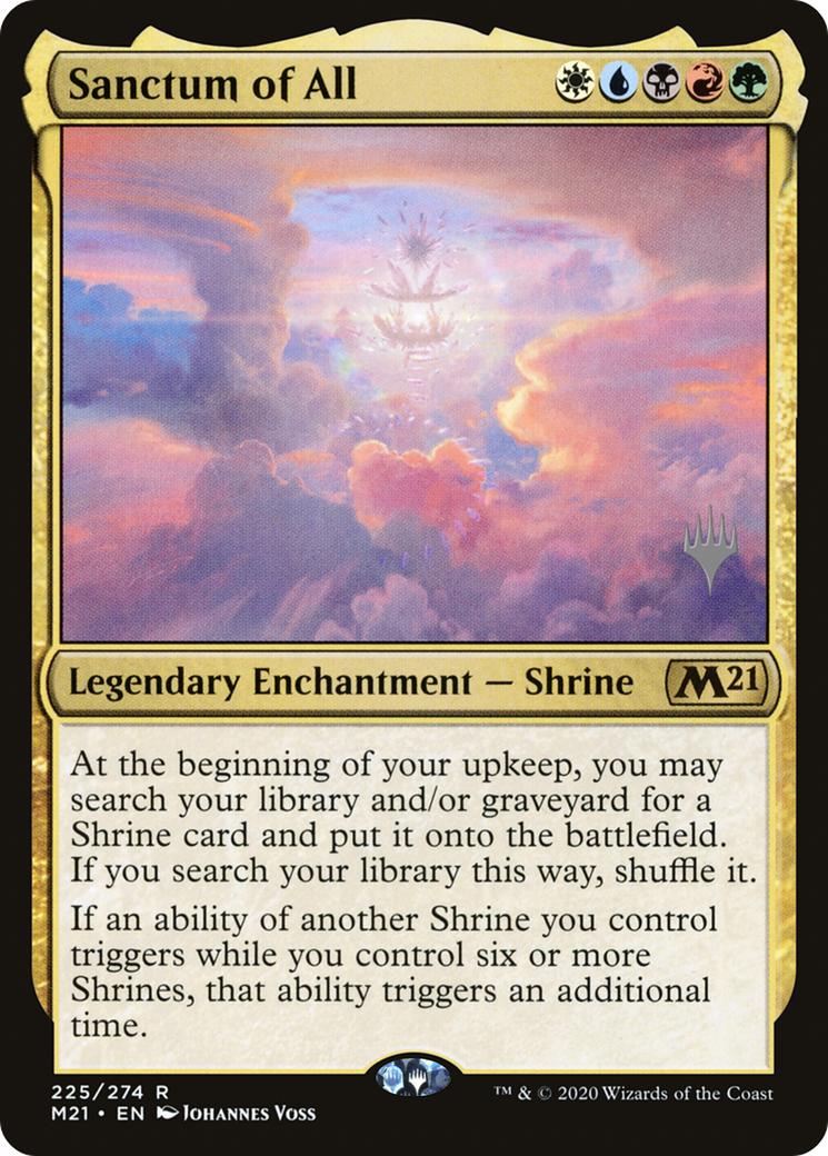 Sanctum of All (225) Foil - Core Set 2021 Promos