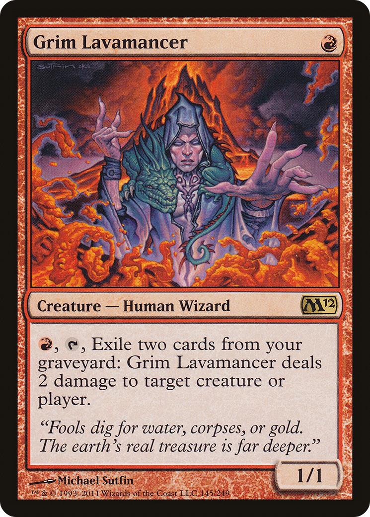 Grim Lavamancer (145) - Magic 2012