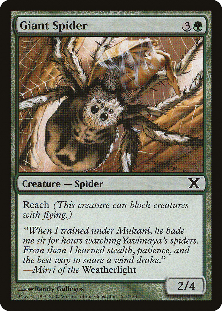 Giant Spider (267) - Tenth Edition