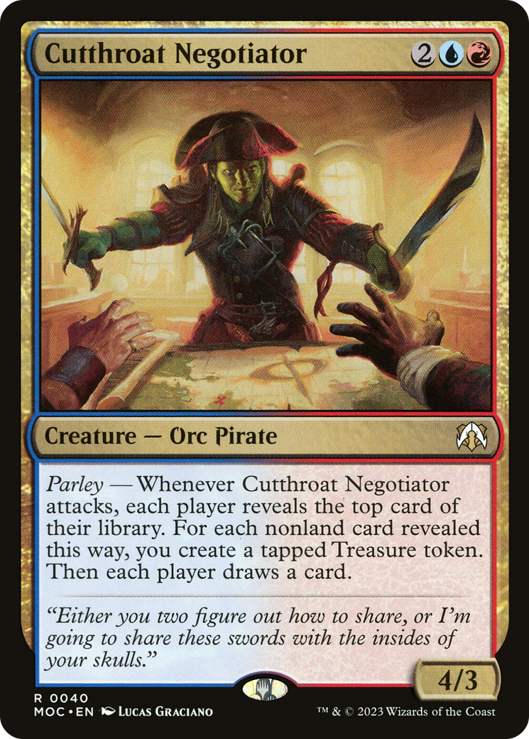 Cutthroat Negotiator (040) - March of the Machine Commander