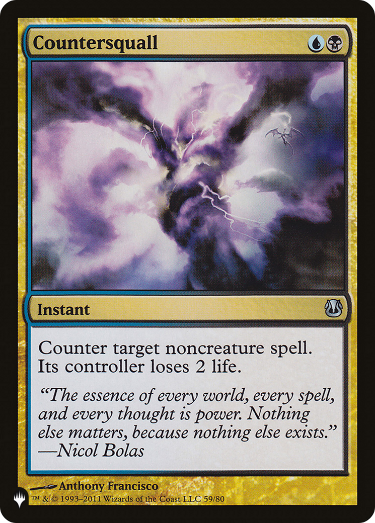 Countersquall (DDH-59) - The List
