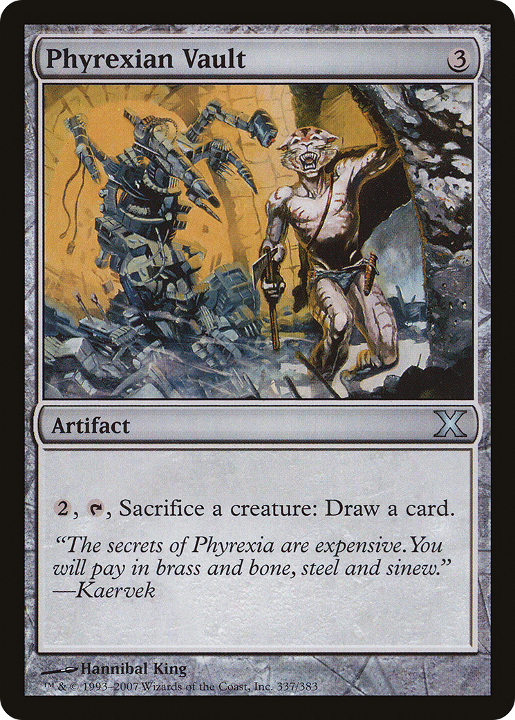 Phyrexian Vault (337) Foil - Tenth Edition