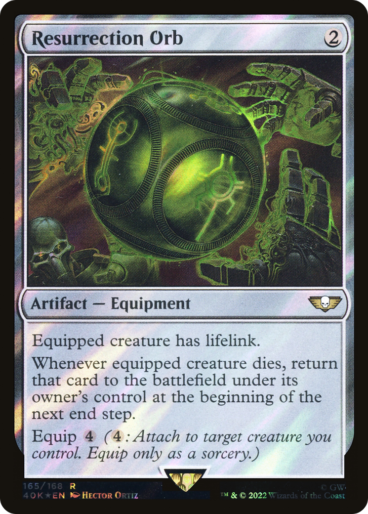 Resurrection Orb (165) Surge Foil - Warhammer 40,000 Commander