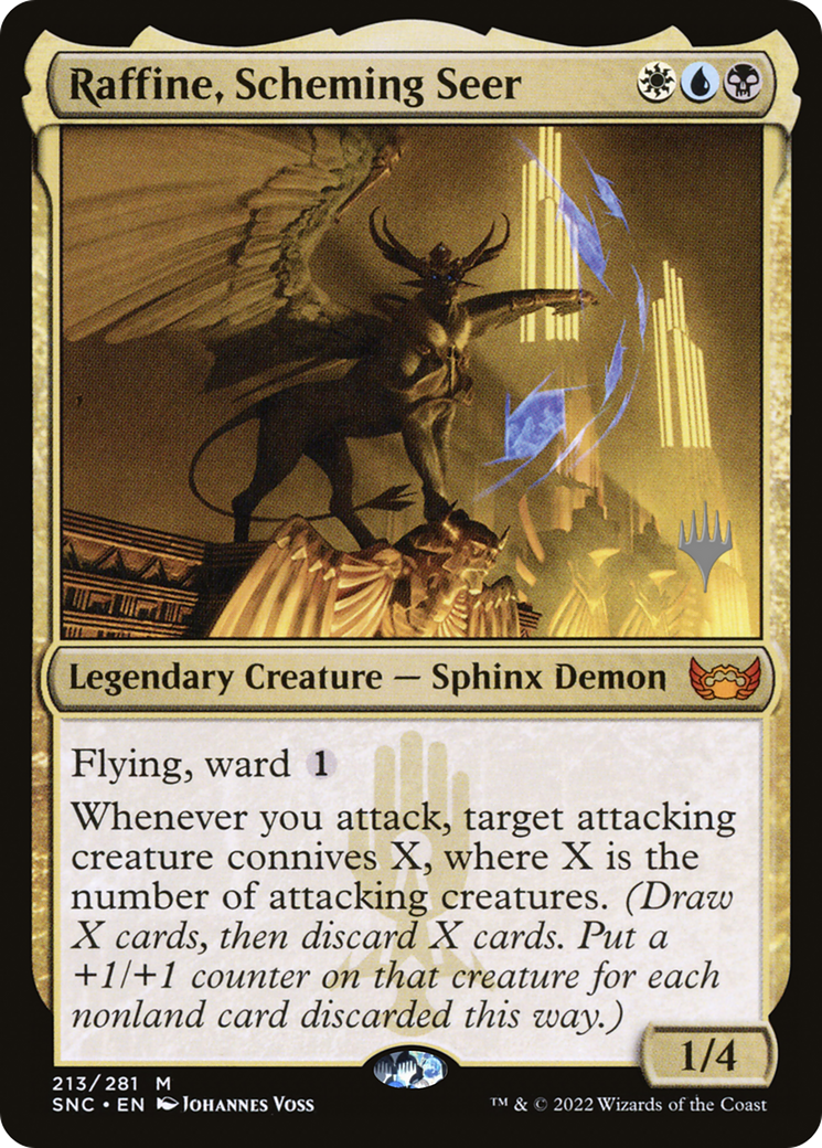 Raffine, Scheming Seer (213) Foil - Streets of New Capenna Promos